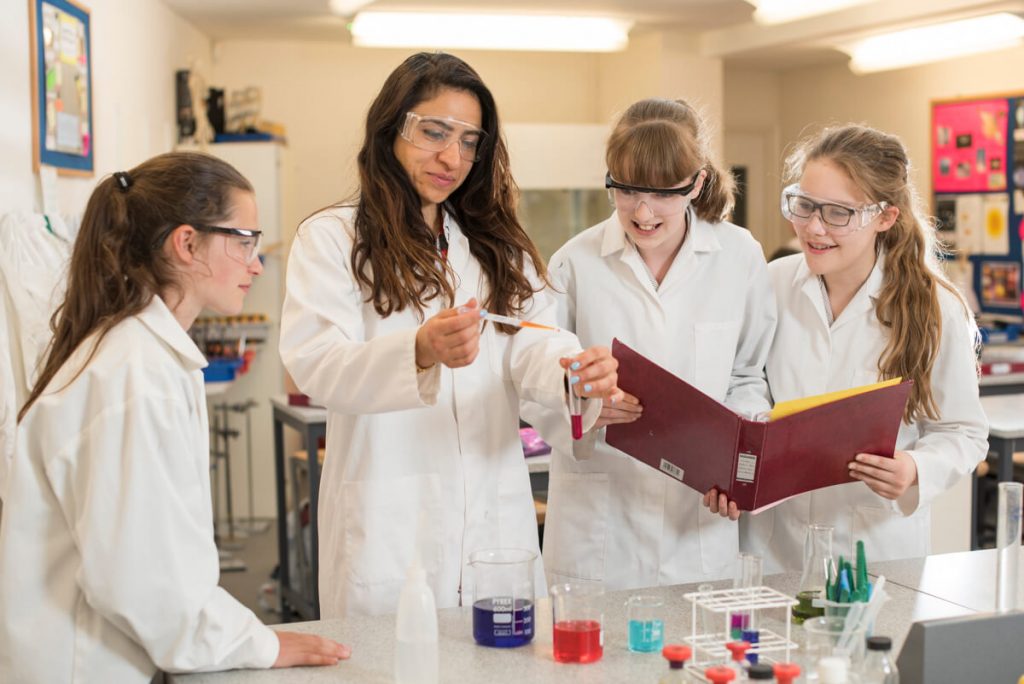 Channing High School Students Science Class